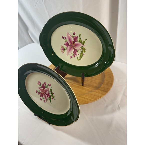 Vintage Taylor Smith serving platters - x2 - Picture 4 of 7